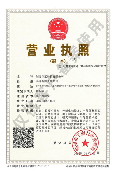 business license of a corporation